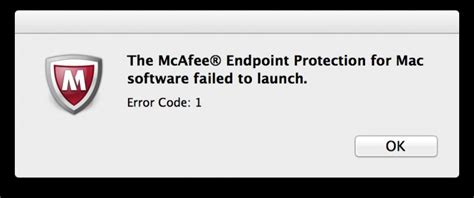 mcafee not working on mac|Your McAfee Security software fails to start on macOS.